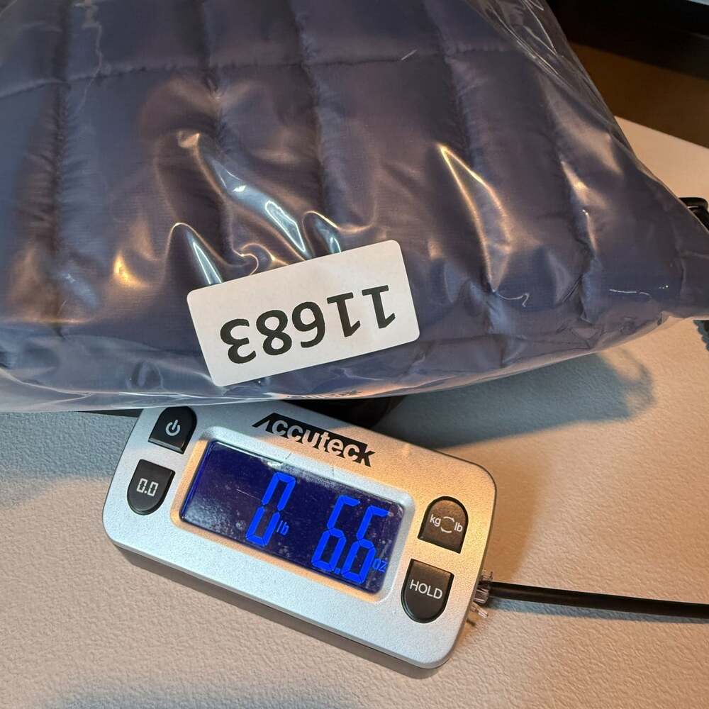 Stio Women M Ultralight Down Puffer Vest Packable LOGO Blue Full Zip Insulated - Picture 7 of 7